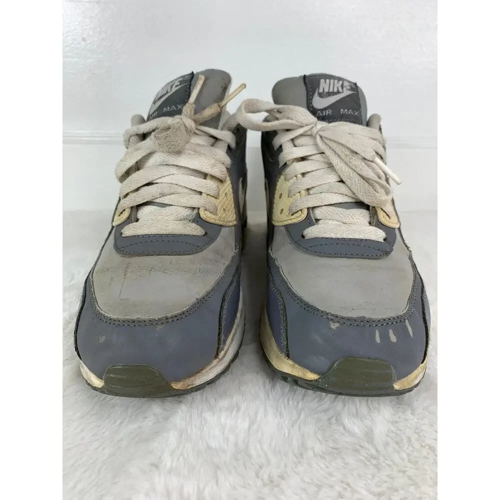 Nike Air Max 90 Sneakers 724821-003 Gray Youth Size 6